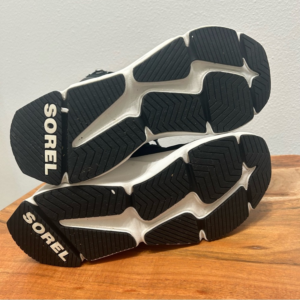 Sorel Women's Black and White Ankle Booties - Picture 4 of 6